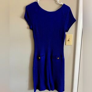 Lilly Pulitzer blue fitted dress sz medium